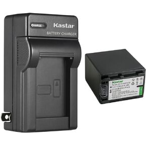 Kastar NP-FH100 AC Wall Battery Charger Replacement for Sony NP-FH30 NP-FH40 NP-FH50 NP-FH60 NP-FH70 NP-FH90 NP-FH100 Battery, BC-TRV Charger, HDR-SR80, HDR-SR82, HDR-SR87, HDR-SR90 Camera