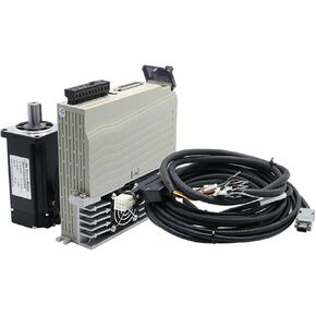 80AST 1000W 3.8N 220V AC Servo Motor KIT with Magnetic 17bit Absolute Encoder + T3D-20A Driver for CNC Engraver(1000W with Brake)