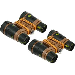2Pcs Binoculars with Compass Camouflage Educational Plaything for Outdoor Exploration Bird Watching and Hiking Science for Boys