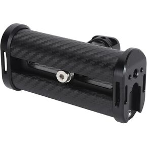 ANGGREK Camera Cage Handle Grip, Cold Shoe Mount Camera Cage Side Handle 1/4 Inch Screw Hole for Photography