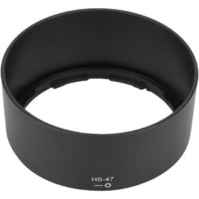 HB47 ABS Camera Lens Hood for AF S 50mm F 1.4G, Durable Lens Hood with Glow Protection for Night Photography, Black, Suitable for Lens