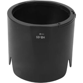 HB 65 Black Plastic Mount Lens Hood AF S 80 400mm f 4.5 5.6 Lenses Camera Lens Hood Solid Durable Prevents Scratches Suitable AF S 80 400mm f 4.5