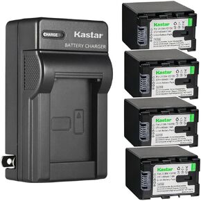 Kastar AC Wall Battery Charger Replacement for JVC GZ-E220 GZ-E225 GZ-E245 GZ-E265 GZ-E280 GZ-E300 GZ-E300AU GZ-E300BU GZ-E300WU GZ-E306 GZ-E320 GZ-E325 GZ-E345 GZ-E505 GZ-E505BU GZ-E565