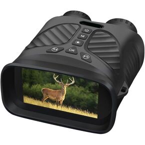 مجهر رقمي لكامل اللون ، شاشة LCD 3 '' HD ، Zoom الرقمية 8x لمشاهدة الطيور ، أوتوماتيكي لتصفية الأشعة تحت الحمراء (أخضر)