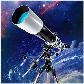 Telescope Portable Astronomical Refractor Telescope with Smartphone Adapter Astronomical Telescope with an Tripod Great Astronomy