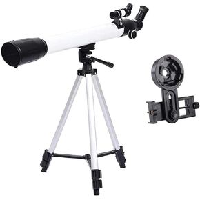 Telescope for Adults Beginners Kids 60Mm Aperture 700Mm Astronomical Compact Refractor Telescope with Smartphone Adapter and Tripod Bak4 Prism