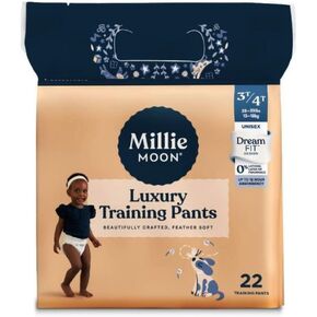 Millie Moon Disposable Training Pants - 3T-4T - 22ct White