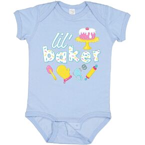 inktastic Lil 'Baker Icing and Cake Babysuit