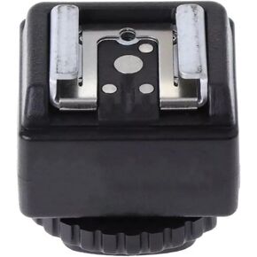Camera Hot Shoe Converter Adapter PC Sync Socket for Canon Flash to Camera Parts