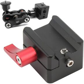 Clamp Accessory Mount, Clamp Mount Stabilizer Chute Expansion Mount 1/4 Inch 3/8 Inch Cold Shoe Monitor Expansion for Ronin RS3 RS3 Pro RS2 RSC2
