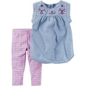 Carter's Baby Girls' 2 Pc Playwear Sets 239g296