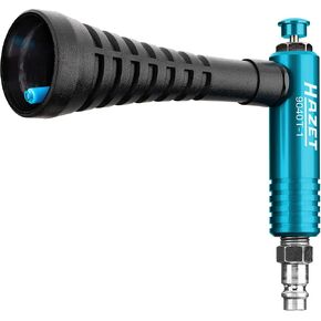HAZET Turbo Air Gun 9040T-1 Swirling Nozzle Produces Strong Air Pulse 6 Bar Operating Pressure with Ergonomic Handle, for Quick Removal of Dust, Chips etc.