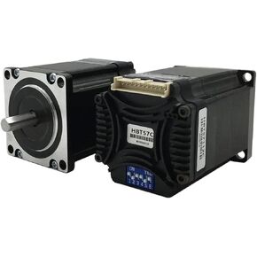 1pcs Closed Loop Integrated Stepper Motor with Driver Nema23 57mm Flange Servo Motor2phase Step Motor Driver Kits(2Nm Motor,4Kit)