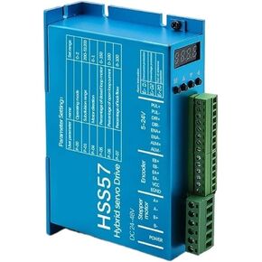 HSS57 Stepper Motor Drive Digital Display 0-200khz AC20-80V or DC 24-50V Encoder 1000 Lines 6.0A Suit