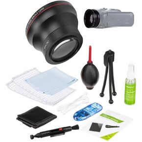 37mm Wide Angle Lens with Macro for Sony TRV230, TRV240, TRV245, TRV250, TRV250, TRV260, TRV265, TRV270, TRV280, TRV285, TRV30, TRV310, TRV315, TRV320, TRV330 Included Cleaning kit