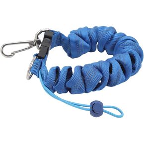 Diving Camera Lanyard Stainless Steel Spring Coiled Lanyard Diving Coil Lanyard for Underwater Diving