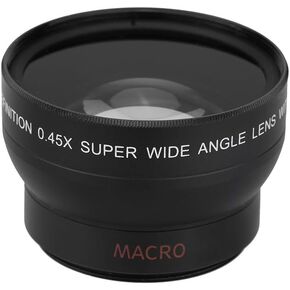 Hd 37Mm 0.45X Wide Angle With Macro Lens Attachment Lens Macro Conversion Lens For Canon Nikon Sony Pentax^.