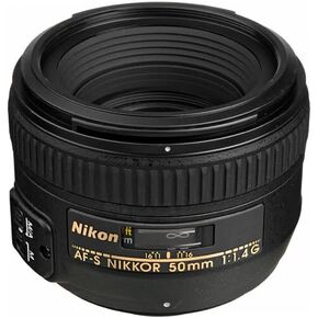 AF-S Nikkor 50mm F/1.4G Lens Black