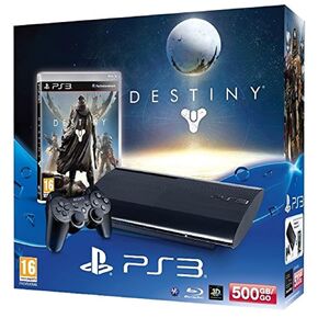 Sony PS3 500GB + DualShock 3 + Destiny (Renewed)
