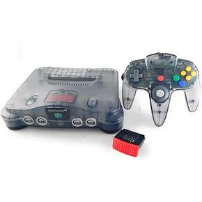 Nintendo 64 System - Video Game Console - Smoke (Renewed)
