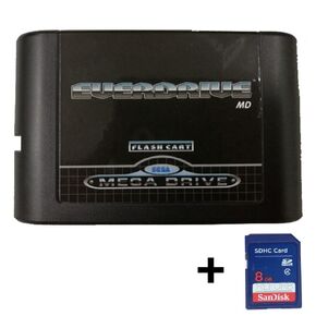 خرطوشة EverDrive MD V2 EDMD للحصول على وحدة تحكم Genesis Mega Drive (US EU & JP 16BIT MD)