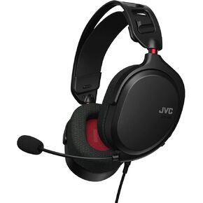 سماعة ألعاب JVC GG-01-B ، وزن الوحدة: تقريبا. 6.7 أوقية (199 جم) ، جسم خفيف الوزن ، أسود