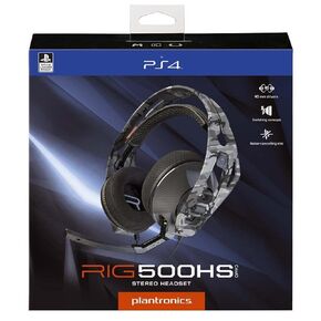 Plantronics RIG 500HS Gaming Headset - Black (PS4)