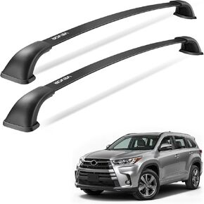 VEVOR Roof Rack Cross Bars, Compatible with Toyota RAV4 2019-2023, Aluminum Anti-Rust Crossbars with Locks, Rooftop Cargo Bag Luggage Carrier (Not Fit for Adventure/TRD Off-Road), 160lbs Load Capacity