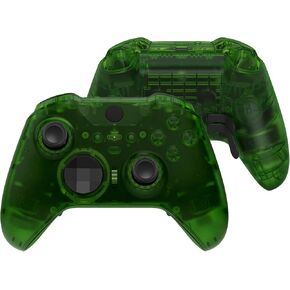 أزرار قذيفة مجموعة كاملة من أجهزة Xbox One Elite Series 2 ، مسح حالة قذيفة أسفل لوحة الوجه الوجه الأرجواني الأرجو