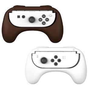 MoKo Grips for Nintendo Switch 2 Joy-Con, Ergonomic Joycon Grip for Switch 2 Joy Cons Controller, Anti-slip, 2 Pack (Black)