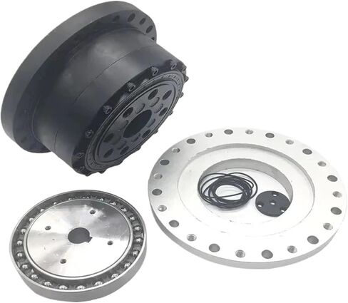 1PCS Harmonic Drive Cup Type Motor NEMA 17 NEMA 23 400W 750W 1KW Servo Motor مع شفة تصاعد المحرك (نسبة 80 إلى 1) in Kuwait