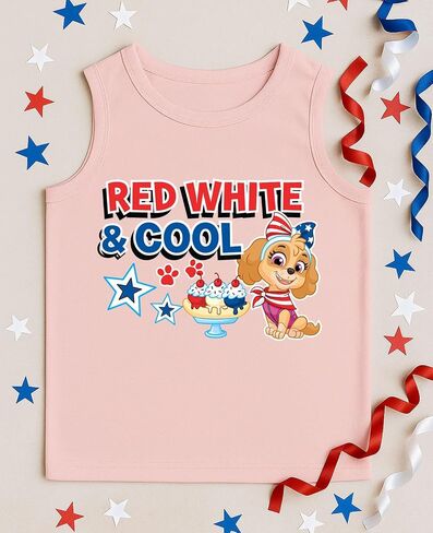 Skye Birthday Girl Tank Top | 2nd 3rd 4th 5th Birthday Gift for Toddler Paw Patrol Fans - Summer Sleeveless Shirt in Kuwait