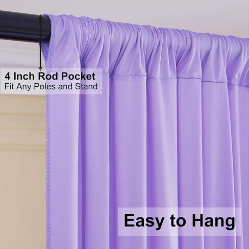 20ft x 8ft Wrinkle Free Ivory Backdrop Curtain for Parties, 4 Panels 5x8ft Silky Polyester Ivory Wedding Backdrop Drapes Photo Back Drop Cloth for Birthday Baby Shower Photography Background in Saudi Arabia