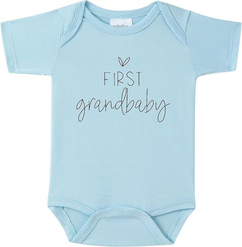 إعلان الحمل ، أول من Grandbaby Baby إعلان Onesie ، طفل حديث الولادة مفاجأة للأجداد in Kuwait