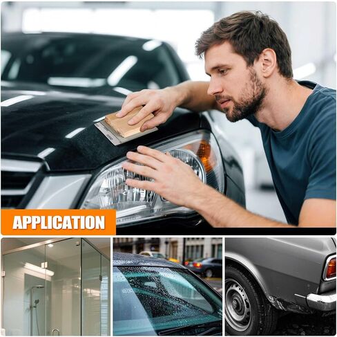 POLIWELL Auto Performance Sandpaper 3 Pack, 3.6 in x 9 in 5000 Grit Clear Coat Polish Sandpaper, Fine Grade Abrasive Sanding Sheet for Wet Polishing Car Detail Scratches, Refined Finishes in Saudi Arabia