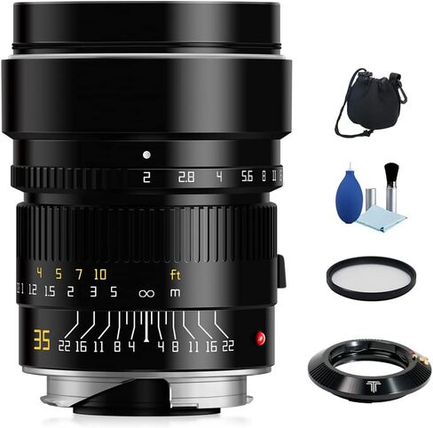 TTArtisan APO M35mm F2 AA Full Frame Large Aperture Manual Lens for Fuji Fujifilm GFX Mount Camera Adapt with Leica M to GFX Mount Lens Adapter in Saudi Arabia