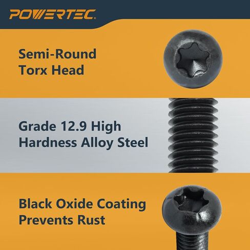 POWERTEC Planer Blade Screws T30 Torx (30 Pack) - Compatible with DeWalt DW735, DW734, DW735X, Wen PL1303 PL1252 JT630H, RIDGID R4331, Delta 22-590 (72296) in Saudi Arabia