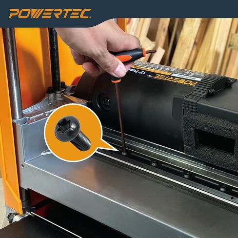 POWERTEC Planer Blade Screws T30 Torx (30 Pack) - Compatible with DeWalt DW735, DW734, DW735X, Wen PL1303 PL1252 JT630H, RIDGID R4331, Delta 22-590 (72296) in Saudi Arabia