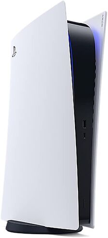 Sony PS5 PlayStation 5 Digital Edition Gaming Console + Wireless Controller - 16GB GDDR6 RAM, 825GB SSD, 120Hz 8K Output, White in Kuwait