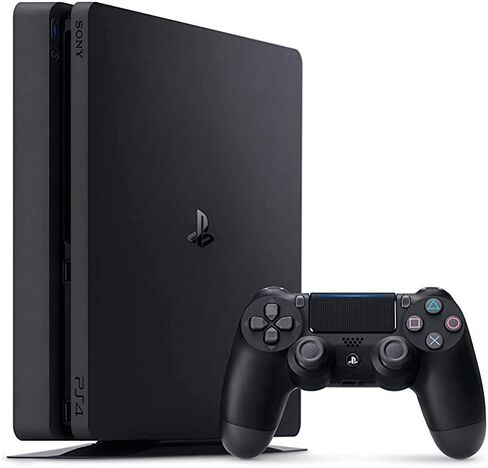 Sony PlayStation 4 Slim Video Game Console 500GB Jet Black PS4 in Saudi Arabia