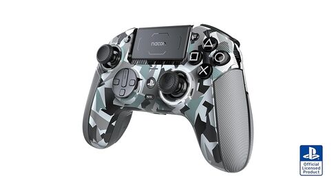 Nacon Revolution 5 Pro Pro المرخصة رسميًا PlayStation Wireless Gaming Controller لـ PS5 / PS4 / PC - تأثير القاعة ، توقفات الزناد ، أزرار قابلة للتطبيق ، صوت بلوتوث - أسود ثلاثي in Kuwait