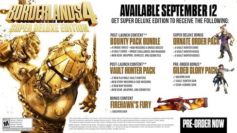 Borderlands 4 Super Deluxe Edition - PlayStation 5 in Saudi Arabia