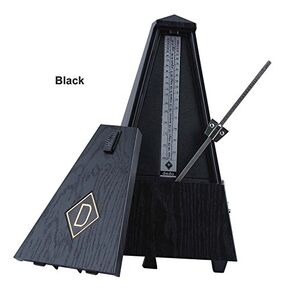 Black Antique Vintage Style Mechanical Bell Ring Metronome Online Audible Click for Guitar Bass Piano Violin Seth Thomas New