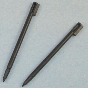 Nintendo DS Stylus - 2 Pack (Black) - 3" - USA Made - For Original DS ONLY (NTR-001)