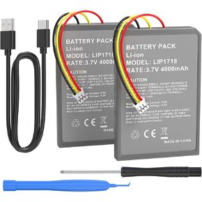2 Pack Batteries for PS5 Controller,Replacement Lithium Battery for PlayStation 5 Wireless Controller,Includes Tool Kit