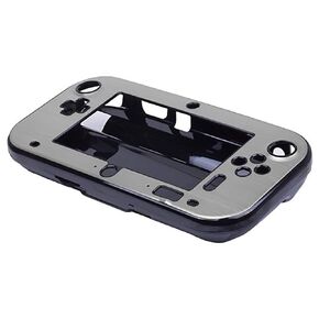 Wii U Gamepad Case Cloy Plastic Plastic و Aluminium Snap-On Hard Shell Skin Cover for Nintendo Wii U Gamepad Remote-Silver by-mods glaming
