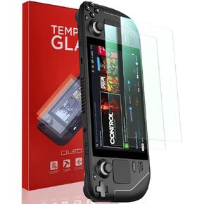 2 Pack Tempered Glass Screen Protector Compatible with Steam Deck - Scratch Proof, Bubble Free, Fingerprint Resistan