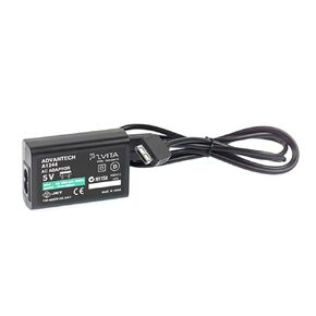 2 in 1 AC Wall Power Adapter USB Charger Charging Cable Cord Data Sync Transfer Adapter for Sony for PS Vita 1000