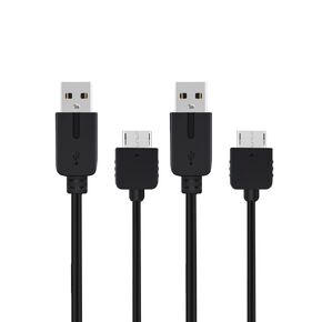Childmory 2 X USB Charger Cable 1.2 M / 3.9 FT لكابل شحن البيانات PS Vita PS Vita 1000