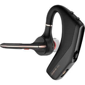 POLY HP Voyager Legend 50 - Bluetooth Headset - Discreet Boom & 4 Noise-Canceling Mics, AI NoiseBlockAI & WindSmart Technology - Seamless Connectivity & Smart Call Controls - All-Day Comfort, Black